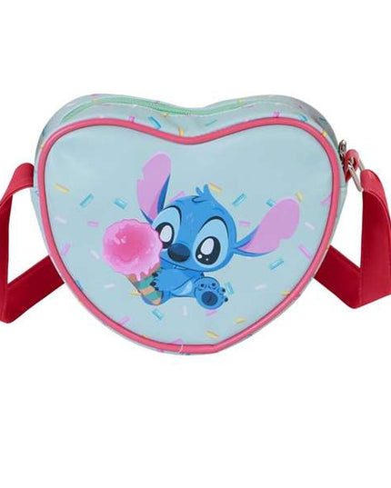 Axelväska Lilo & Stitch, blå, kompakt