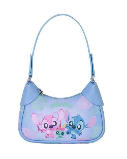 Barnaxelväska Lilo & Stitch, blå, med innerfoder