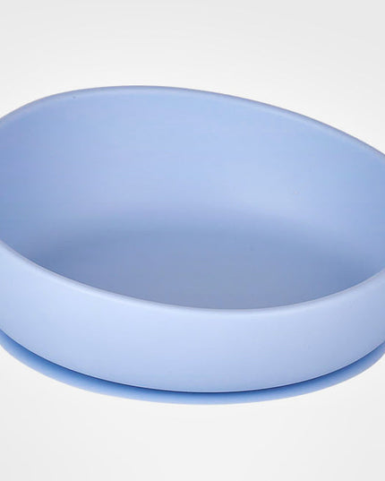 Silicone Baby Plate Bowl - Blå