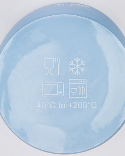 Silicone Baby Plate Bowl - Blå