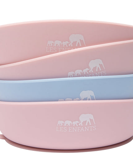 Silicone Baby Plate Bowl - Blå