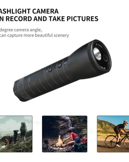 H51 cykel-ficklampa och kompass – motorcykelhjälmkamera & HD sportkamera