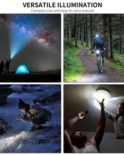 H51 cykel-ficklampa och kompass – motorcykelhjälmkamera & HD sportkamera