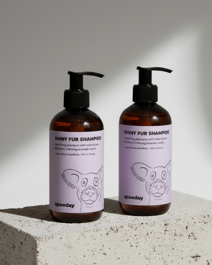 Shiny Fur Shampoo 2-pack – För fett hår och torr hud