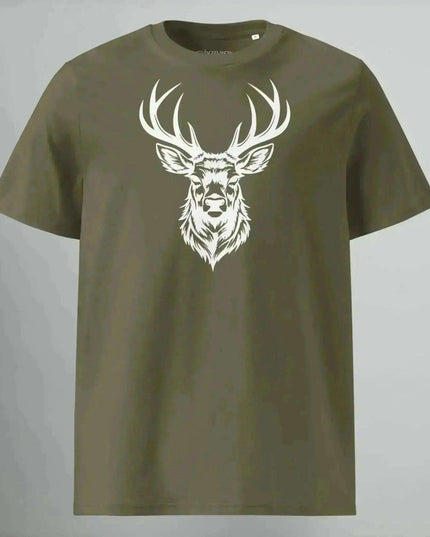 T-SHIRT WHITE DEER
