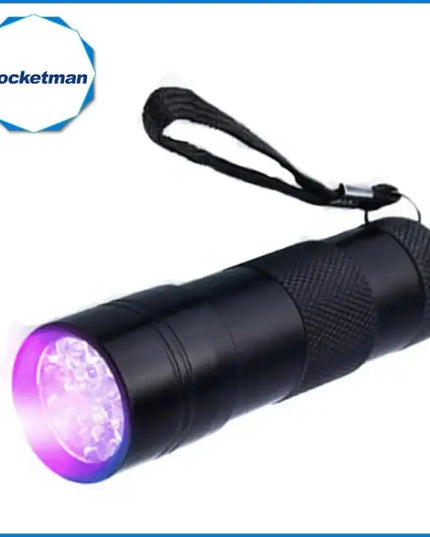 UV ficklampa med fluorescensdetektion – Kompakt inspektionslampa 395 nm