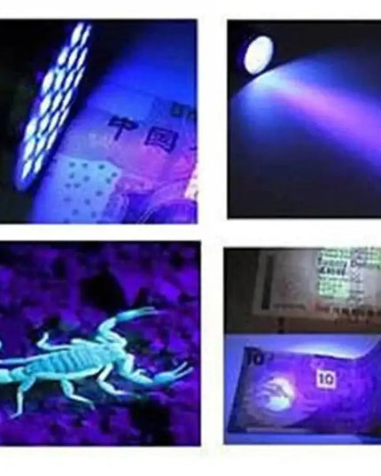 Kompakt UV-ficklampa 395NM Mini med 9 LED