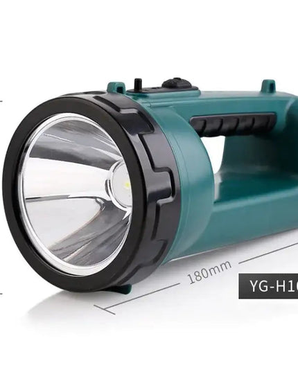 Kraftfull LED Ficklampa med Handtag – 1500mAh, 2W, Lång Räckvidd & Uppladdningsbar