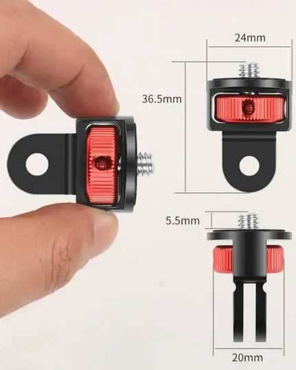 1/4-tums skruvadapter till stativ för GoPro, Insta360 & andra actionkameror