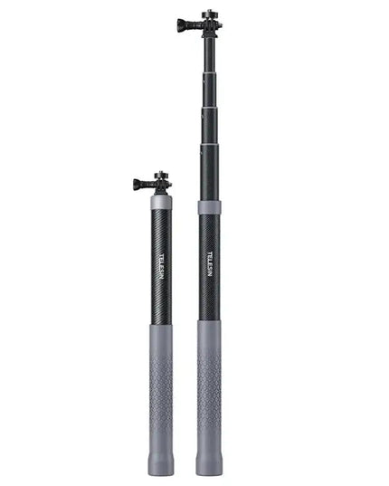 TELESIN 1.2 m Kolfiber Selfie Stick / Monopod med 1/4”-Gänga