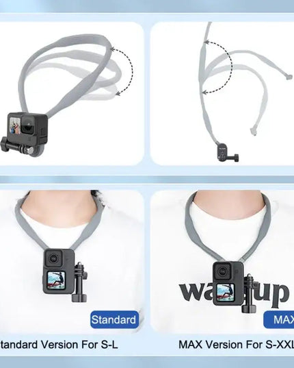 Telesin Magnetiskt Nackfäste för Actionkamera