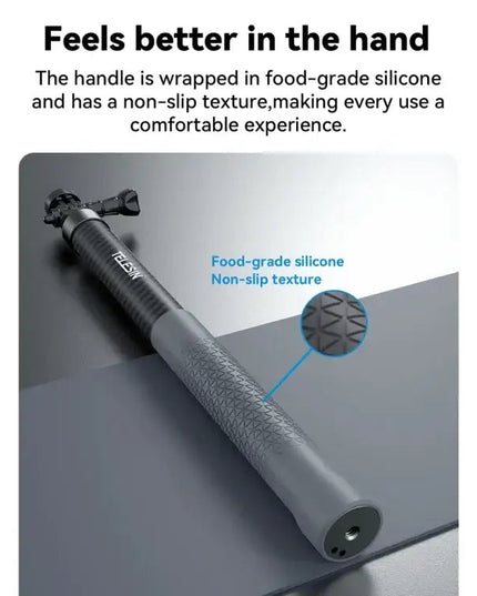 TELESIN 3M Kolfiber Selfie Stick Monopod med 1/4"-Gänga