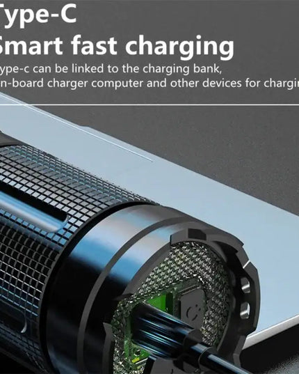 RGB ficklampa med zoom & powerbank – Professionell belysning för foto & outdoor