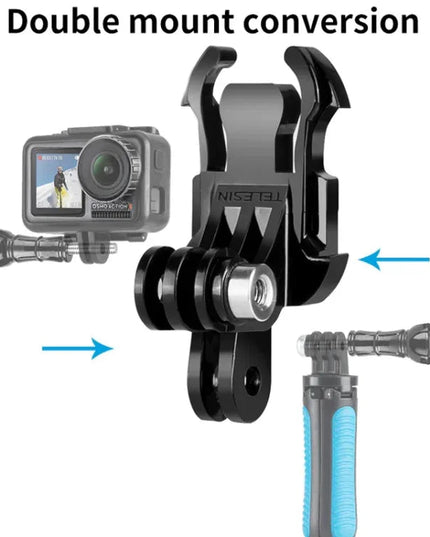 Snabbfäste till GoPro mfl. - "J Hook" - Dubbel