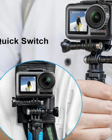 Snabbfäste till GoPro mfl. - "J Hook" - Dubbel