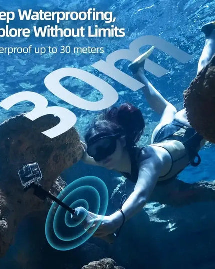 Telesin Selfiepinne Vattentät - 250-850mm med Fjärr till GoPro Hero13/12/11/Mini/10/9/8 Black / Max