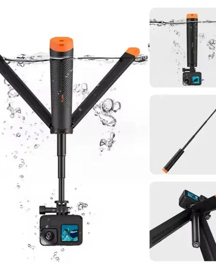 Telesin Flytande Selfiepinne Tripod  220 - 610mm med fäste för GoPro