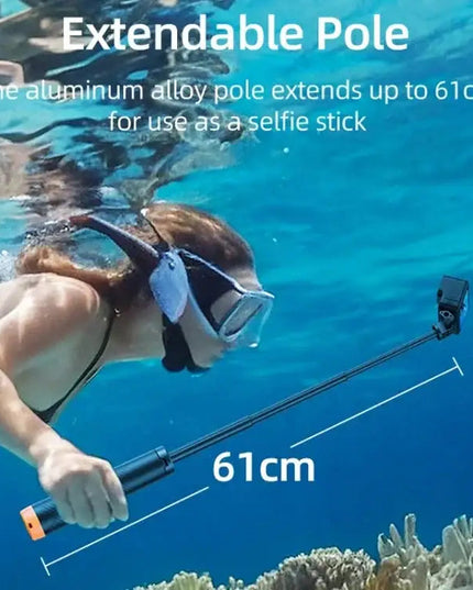 Telesin Flytande Selfiepinne Tripod  220 - 610mm med fäste för GoPro