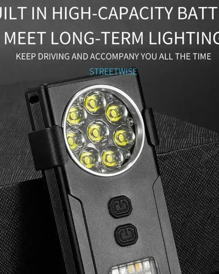 Magnetisk Mini Arbetslampa med Multiljus & Typ-C – Kompakt, kraftfull och bärbar