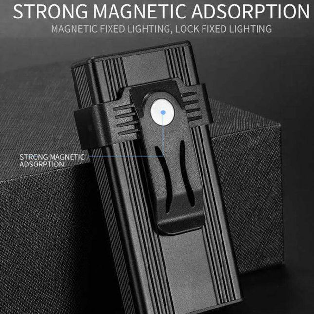 Magnetisk Mini Arbetslampa med Multiljus & Typ-C – Kompakt, kraftfull och bärbar