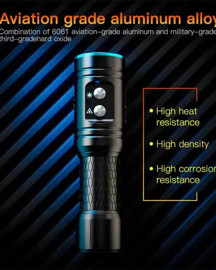 Sea Frogs SF-L03 – Vattentät Dykficklampa för Professionell Användning (1000 lm)