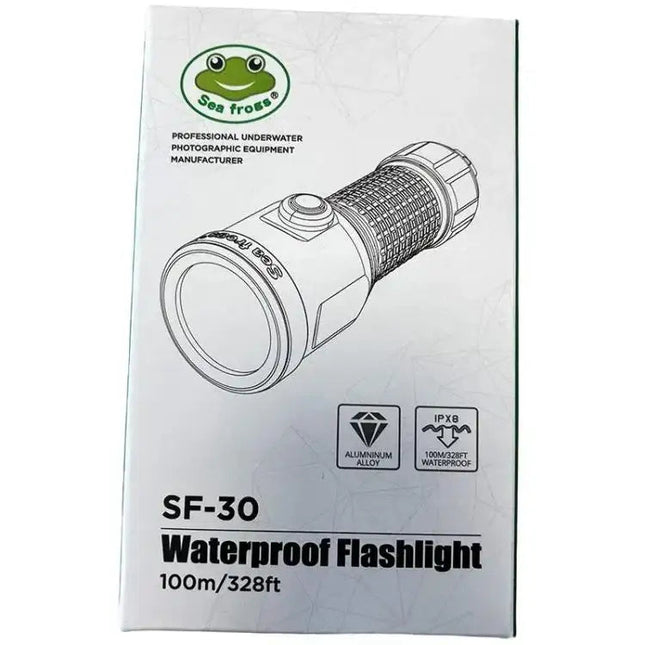 Sea Frogs  SF-30 100m/325FT Underwater Video 3000 lm Dykficklampa