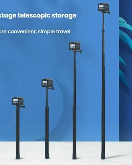 TELESIN Gen 2 2.7 m Kolfiber Selfie Stick