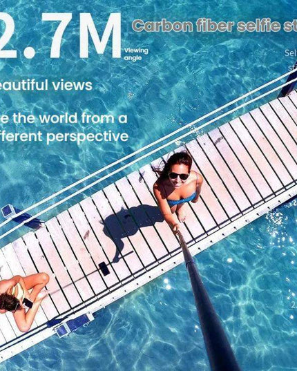 TELESIN Gen 2 2.7 m Kolfiber Selfie Stick