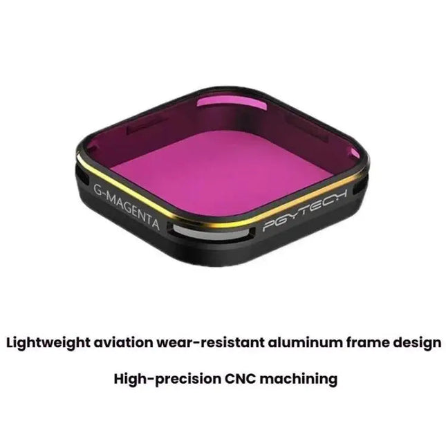 GoPro HERO5/HERO6 PGYTECH Dykfilter – Vattentätt och färg korrigerande