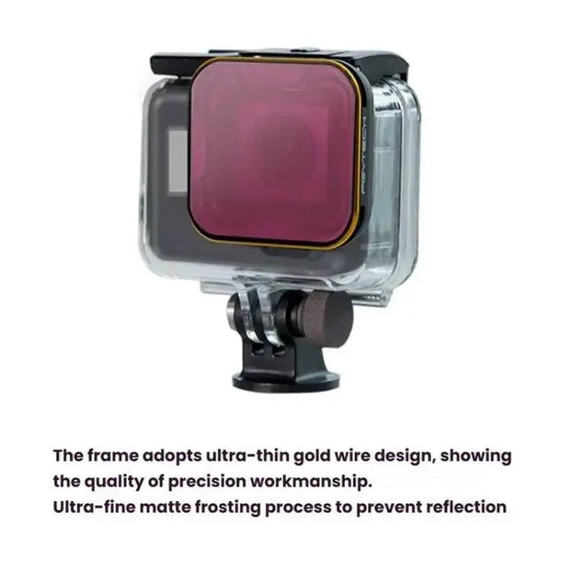 GoPro HERO5/HERO6 PGYTECH Dykfilter – Vattentätt och färg korrigerande