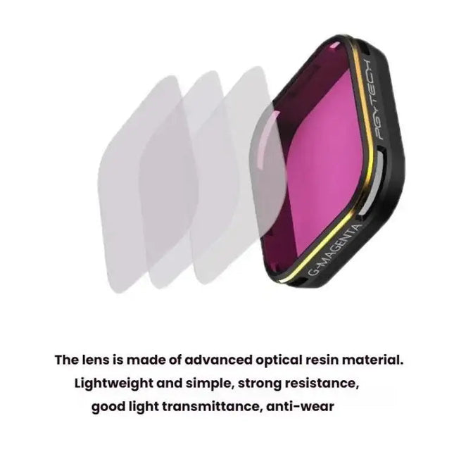 GoPro HERO5/HERO6 PGYTECH Dykfilter – Vattentätt och färg korrigerande