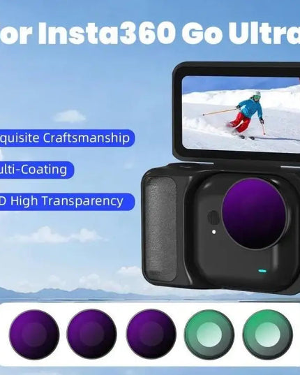 BRDRC Linsfilter till Insta360 Go Ultra