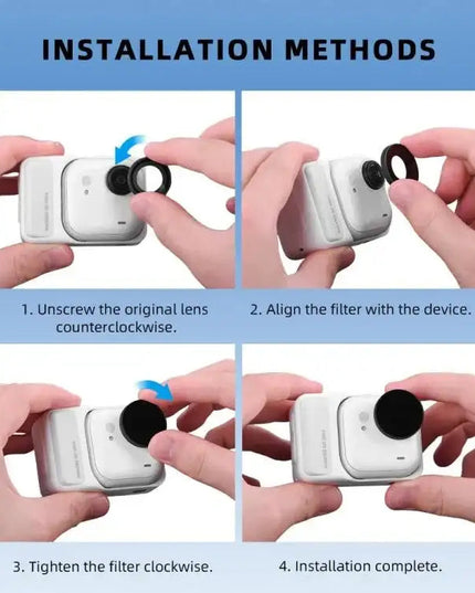 BRDRC Linsfilter till Insta360 Go Ultra