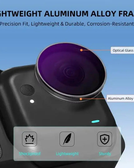 BRDRC Linsfilter till Insta360 Go Ultra