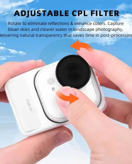 BRDRC Linsfilter till Insta360 Go Ultra