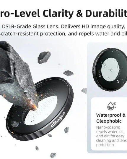 aMagisn Vattentätt Anti-fog Filter för Insta360 GO Ultra