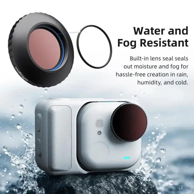 aMagisn Vattentätt Anti-fog Filter för Insta360 GO Ultra