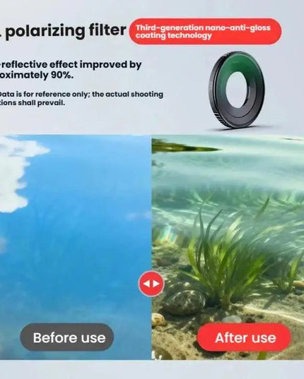 DJI Osmo Action 6 – 4-i-1 Filterkit (CPL / ND8 / ND16 / ND32)