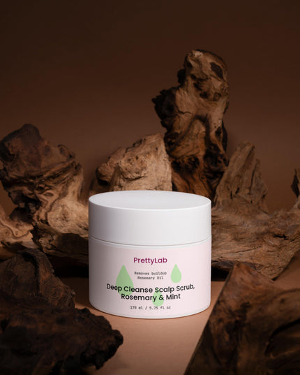 Deep Cleanse Scalp Scrub, Rosemary & Mint. Hårbotten scrub med keratin