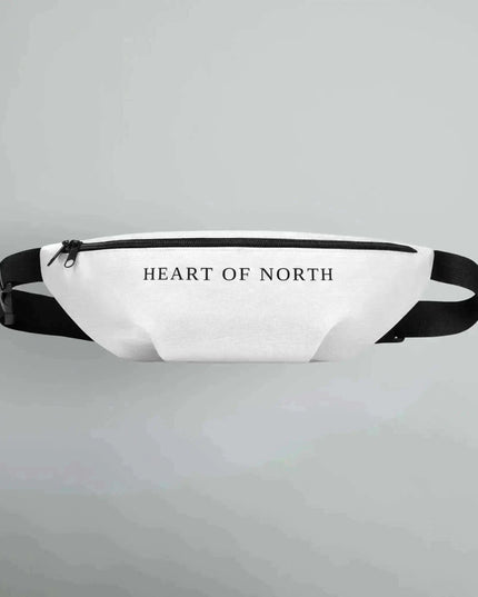VÄSKA FANNY PACK HEART OF NORTH (VIT)