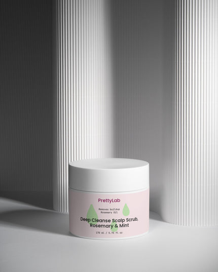 Deep Cleanse Scalp Scrub, Rosemary & Mint. Hårbotten scrub med keratin