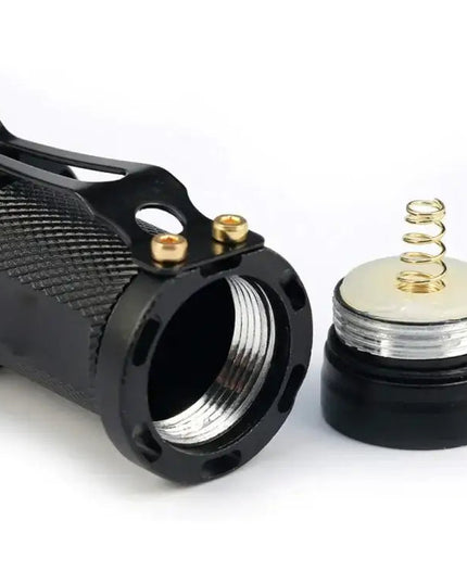 Kompakt LED-ficklampa med zoom – Vattentålig mini ficklampa för arbete och friluftsliv