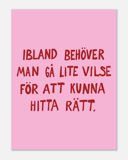 Poster | Gå vilse