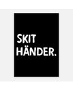 70x100 cm / Svart/vit