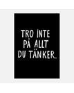 70x100 cm / Svart