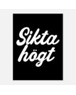 30x40 cm / Svart/vit