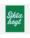 50x70 cm / Grön/blå