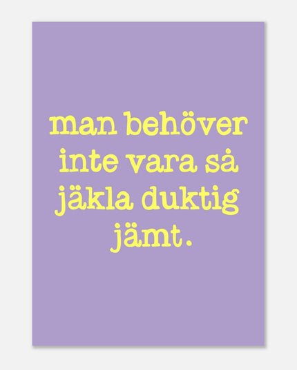 Poster | Duktig