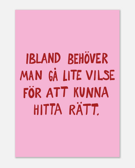Poster | Gå vilse