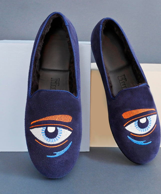 Never Blink Furry Loafers